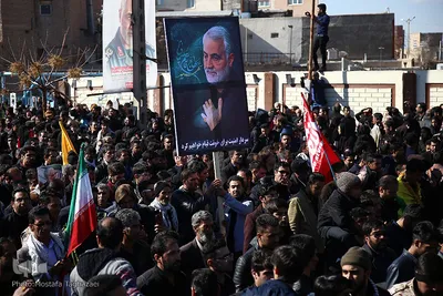 مراسم تشییع پیکر مطهر شهید سپهبد سلیمانی