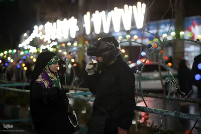 آذین‌بندی قدیمی‌ترین محله تهران در نیمه شعبان