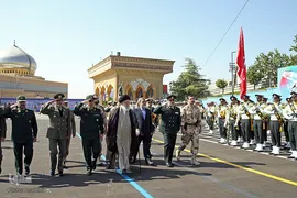 حضور رهبر معظم انقلاب در مراسم دانش‌آموختگی،دانشجویان دانشگاه علوم انتظامی