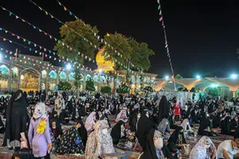 میلاد امام رضا در حرم شاهچراغ(ع)