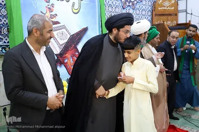 جزءخوانی قرآن در مسجد امام موسی کاظم(ع) کارون