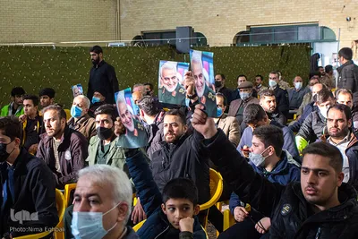 مراسم دومین سالگرد شهادت سردار قاسم سلیمانی در قزوین‎‎