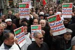 مراسم تجمع مردم اهر در سوگ رهبر شهید انقلاب