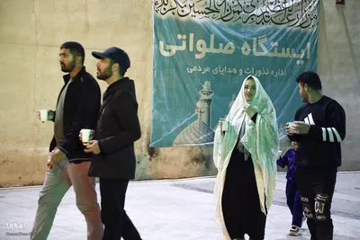 چایخانه حضرتی و توزیع غذا