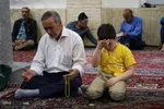 مراسم دعای عرفه در مسجد بزرگ خوزان خمینی‌شهر