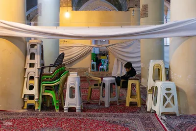 مراسم اعتکاف در مسجد جامع عتیق اصفهان