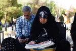 قرائت دعای عرفه در باغ رضوان اصفهان