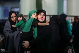 مراسم شیرخوارگان حسینی در حرم عبدالعظیم حسنی