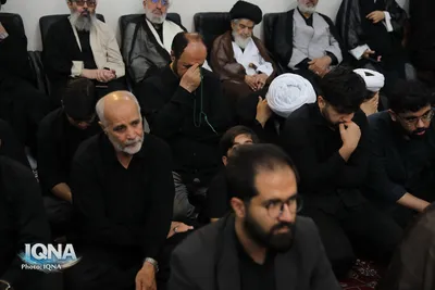 عزاداری روز شهادت امام رضا در دفتر مراجع