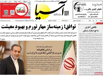 صفحات نخست روزنامه‌های دوشنبه ۸ تیر ۱۴۰۵