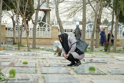 زیارت اهل قبور در آخرین پنجشنبه سال در قزوین‎‎