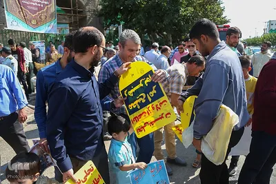 راهپیمایی نمازگزاران نماز جمعه بجنورد در اعتراض به حوادث اخیر‎‎