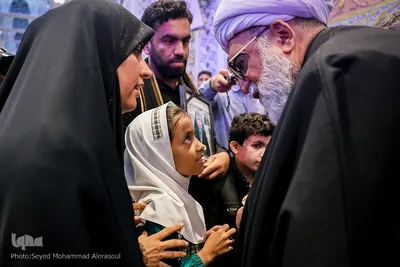 بزرگداشت شهدای مدرسه شجره طیبه میناب در حرم مطهر رضوی