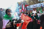 مراسم تشییع پیکر مطهر ۲۱ شهید اقتدار آذربایجان شرقی
