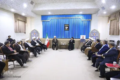 دیدار معاون اول قوه قضائیه با حجت‌الاسلام عبادی