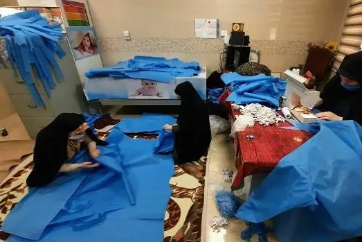 طلاب جهادی «سردار آسمانی» در میدان مبارزه با کرونا