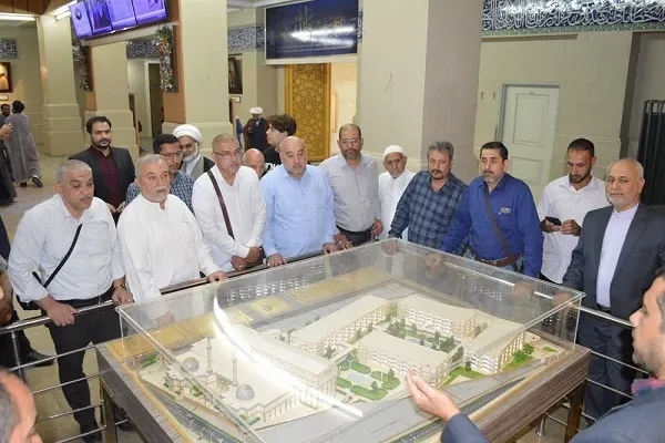 حضور جمعی از موکب‌داران عراق در جامعةالمصطفی
