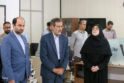 بازدید سخنگوی دولت از خبرگزاری ایکنا