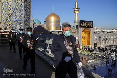 آیین سنتی «صلا» در حرم مطهر رضوی