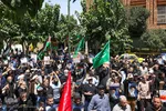 راهپیمایی نمازگزاران اصفهانی برای حمایت از مردم غزه