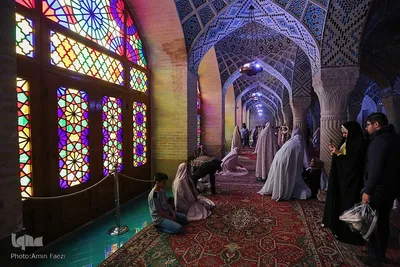 گردشگران نوروزی مسجد نصیر‌الملک