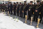 دسته عزا خادمان حرم مطهر بانوی کرامت در رثای امام جواد(ع)//////قم///