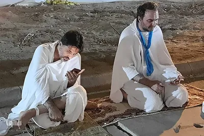 دعای عرفه حجاج ایرانی در صحرای عرفات