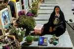 مراسم تحویل سال نو درگلستان شهدای اصفهان