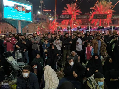 حال و هوای بین الحرمین در شام شهادت حضرت زینب(س)