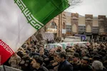 وداع باشکوه مردم دارالارشاد با شهدای مرزبان اردبیلی