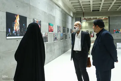 آیین افتتاح نمایشگاه عکس «تهران؛ خط مقدم مقاومت»