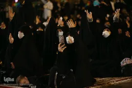 بزرگ‌ترین سفره نذری حضرت رقیه(س) در جوار حرم مطهر حضرت معصومه(س)
