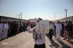 مراسم استقبال از پیکرهای 44 شهید تازه تفحص شده دوران دفاع مقدس در مرز بین المللی شلمچه برگزار شد