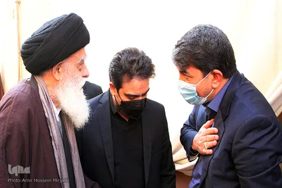 مجلس عزاداری شهادت حضرت زهرا(س) در بیت آیت الله مدرسی در یزد