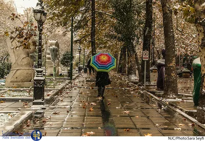 بارش برف پاییزی در تهران