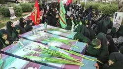 Miles de iraníes se despiden de 135 mártires de la Defensa Sagrada