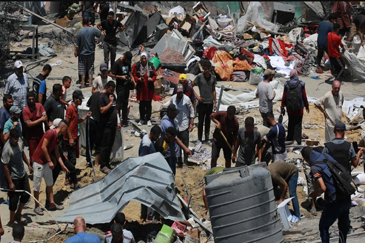 Israeli Strike on Makeshift Mosque in Gaza’s Refugee Camp Kills 20