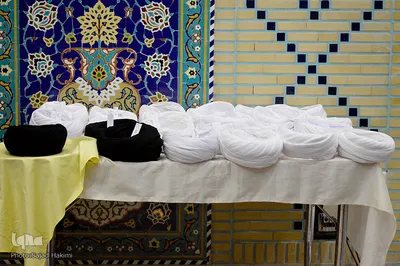 جشن عمامه گذاری طلاب در میلاد امام زمان(ع) در قم
