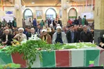 تشییع پیکر شهید گمنام در شهرستان شوط‎