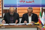 انعقاد تفاهم نامه همکاری بین جهاد دانشگاهی و دفتر امور اجتماعی استانداری مرکزی/عکاس زهرا بهرامی