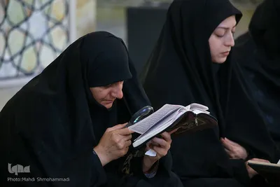 آیین جزء خواني قرآن‌کریم در آستان امامزاده عبدالله(ع)شهرری