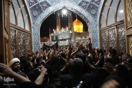عزاداری شب شهادت امام جواد(ع) در حرم حضرت معصومه(س)