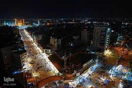 مراسم احیای شب بیست و سوم ماه مبارک رمضان با قرائت دعای جوشن کبیر در آستان مقدس کاظمیه (ع)