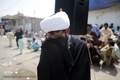 عزاداری ظهر عاشورا در منطقه محروم جازموریان