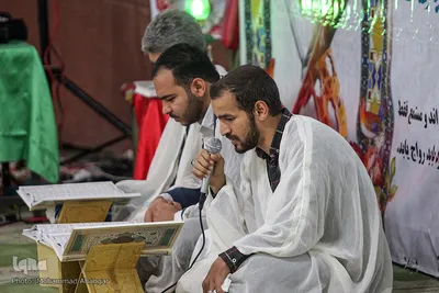 جزءخوانی قرآن کریم در مسجد فاطمه‌زهرا(س) اهواز