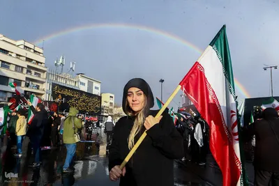 تحویل سال نو در میدان انقلاب تهران