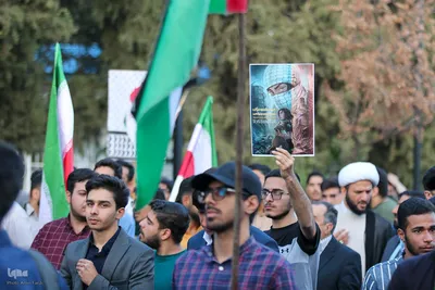 تجمع دانشگاهیان دانشگاه‌های شیراز در حمایت از خیزش دانشجویان آمریکا و اروپا