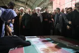 پیکر پاک سه شهید حمله دشمن در اهواز تشییع شد