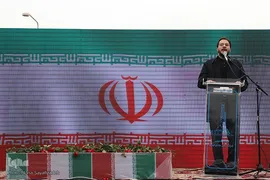 تشییع شهید گمنام در شرکت ملی حفاری