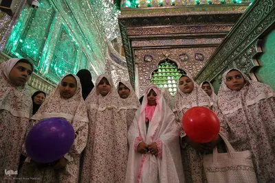 جشن تکلیف «دختران ماه» در حرم شاهچراغ(ع)